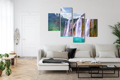 Ljuddämpande tavla - The waterfall in luoping