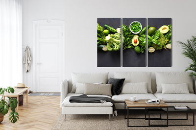 Ljuddämpande tavla - Green vegetables