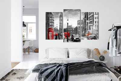 Ljuddämpande tavla - London street view
