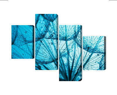 Ljuddämpande tavla - A close-up of a 3d dandelion