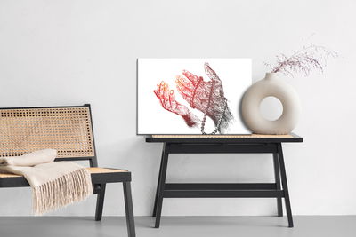 Ljuddämpande tavla - Rosary in hands