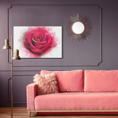 Ljuddämpande tavla - Up close painted