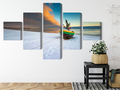 Ljuddämpande tavla - Fishing boat