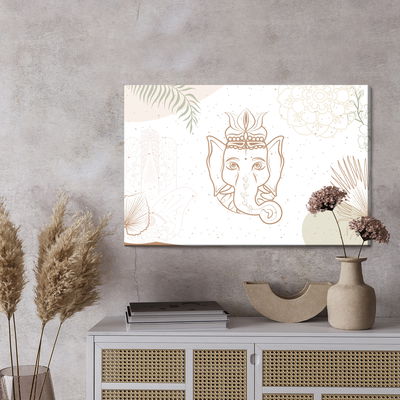 Ljuddämpande tavla - Drawing of ganesha