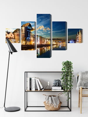 Ljuddämpande tavla - The gdansk wharf