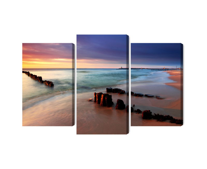 Ljuddämpande tavla - Sunrise over the baltic sea