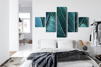 Ljuddämpande tavla - Leaves in a macro scale