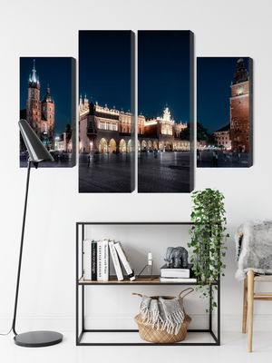 Ljuddämpande tavla - Kraków's cloth hall and st.