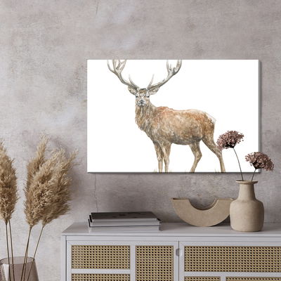 Ljuddämpande tavla - A deer like painted