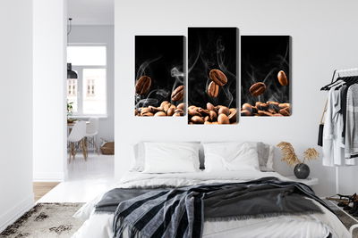 Ljuddämpande tavla - Hot coffee beans