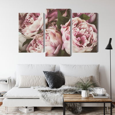 Ljuddämpande tavla - Delicate vintage peony