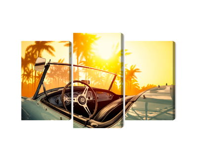 Ljuddämpande tavla - View from the car