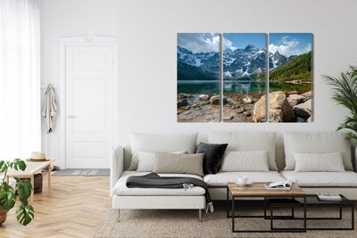 Ljuddämpande tavla - Morskie oko in the tatras 3d