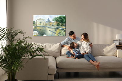 Ljuddämpande tavla - Rome as painted