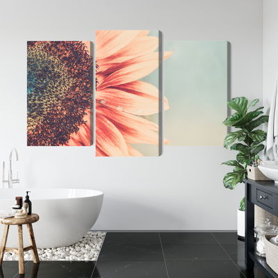 Ljuddämpande tavla - Blooming sunflower