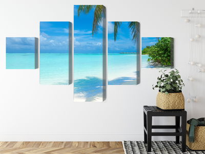 Ljuddämpande tavla - A beach in the maldives