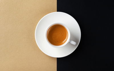 Ljuddämpande tavla - A cup of italian coffee