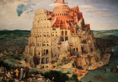 Ljuddämpande tavla - Pieter bruegel the tower