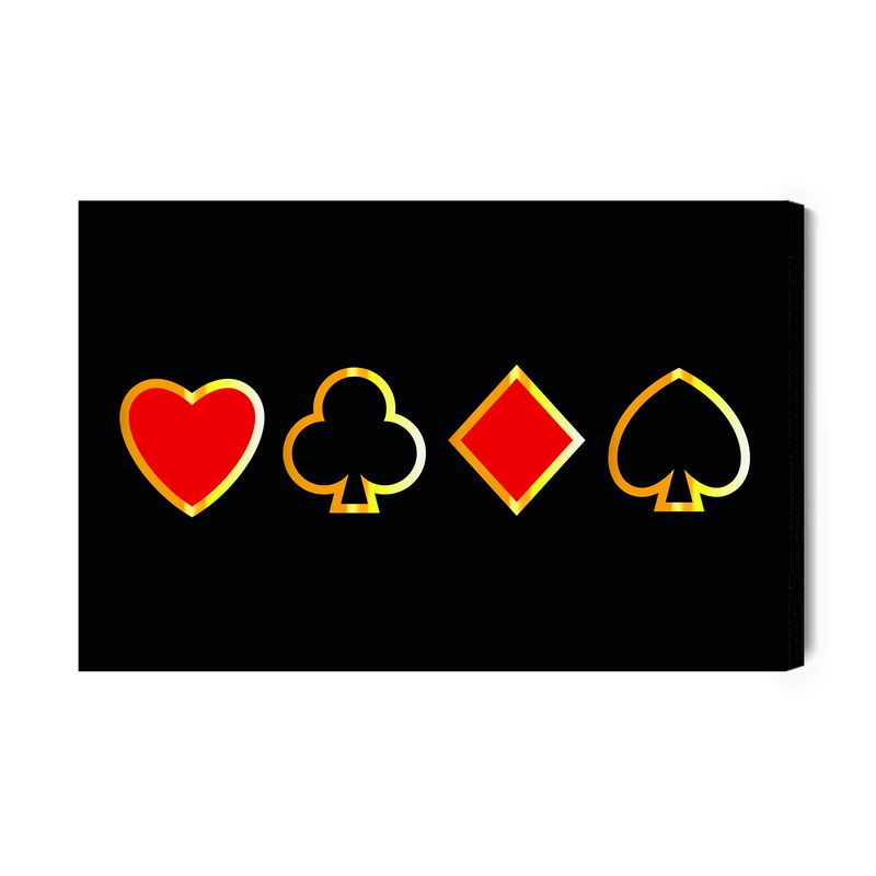 Ljuddämpande tavla - Modern card symbols