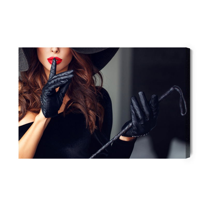 Ljuddämpande tavla - Woman wearing gloves