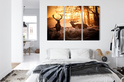 Ljuddämpande tavla - Two deer in the forest