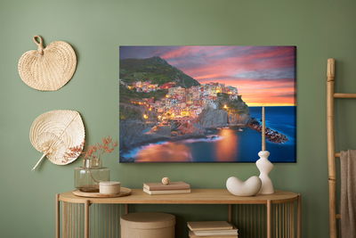 Ljuddämpande tavla - City of manarola, Italy