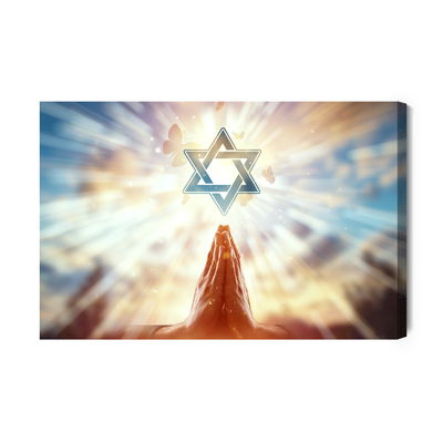 Ljuddämpande tavla - Star of david