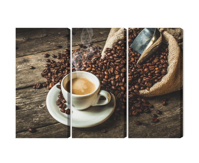 Ljuddämpande tavla - A cup of hot coffee