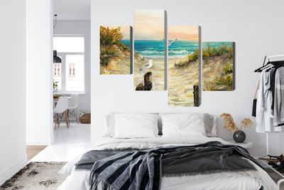 Ljuddämpande tavla - Painted sand dunes