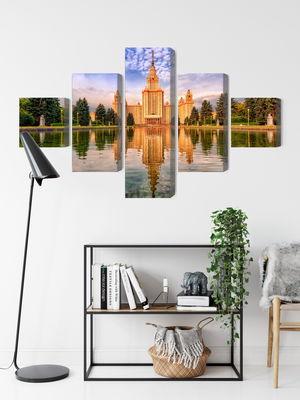 Ljuddämpande tavla - View of the building