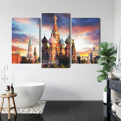 Ljuddämpande tavla - Moscow view of the red