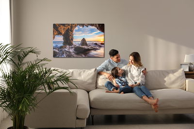 Ljuddämpande tavla - Sea cave