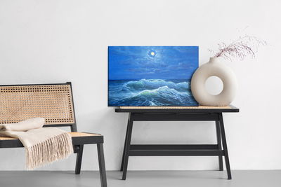 Ljuddämpande tavla - Waves at sea