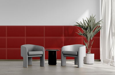 Rektangulær lydabsorber med fløjlsstof