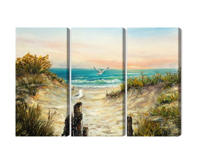 Ljuddämpande tavla - Painted sand dunes