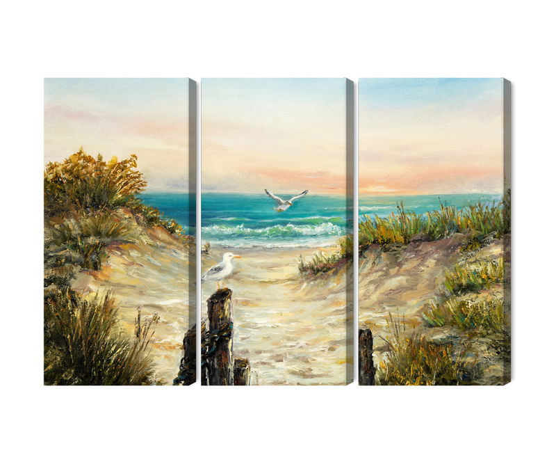 Ljuddämpande tavla - Painted sand dunes