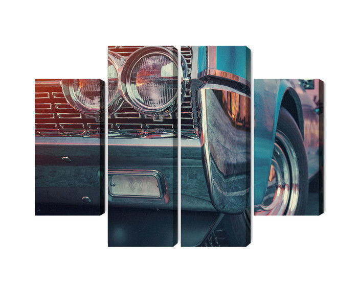 Ljuddämpande tavla - Retro style cars