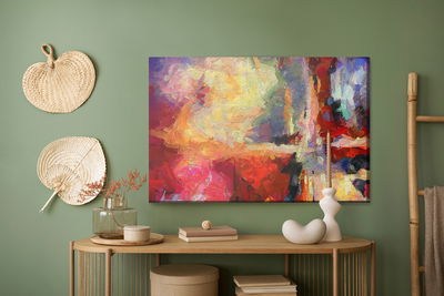 Ljuddämpande tavla - Colorful contemporary