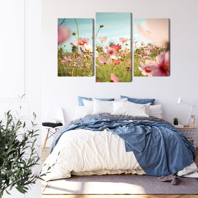 Ljuddämpande tavla - Cosmos flowers in the garden