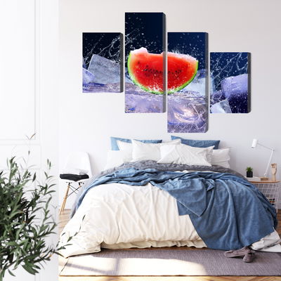 Ljuddämpande tavla - Watermelon on ice