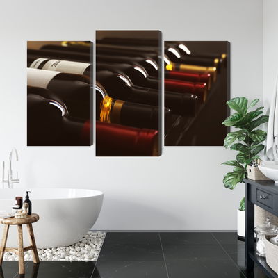 Ljuddämpande tavla - Delicious wine bottles