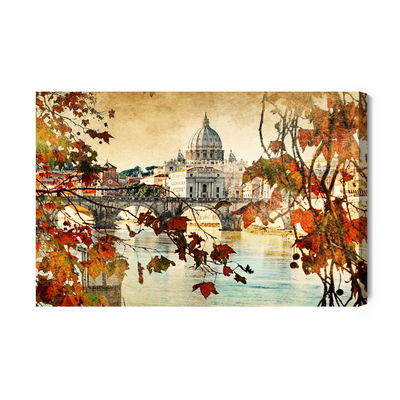 Ljuddämpande tavla - Autumn in Rome