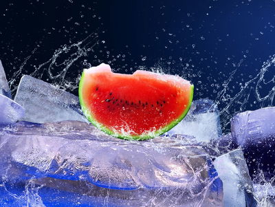 Ljuddämpande tavla - Watermelon on ice