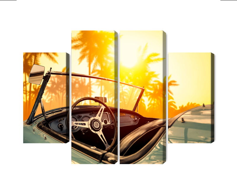 Ljuddämpande tavla - View from the car