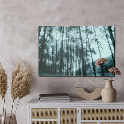 Ljuddämpande tavla - Birch tree forest