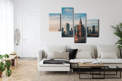 Ljuddämpande tavla - Warsaw and the view