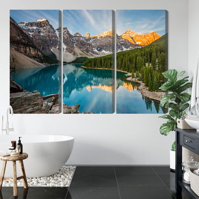Ljuddämpande tavla - Canadian Moraine Lake 3d