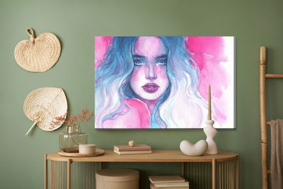 Ljuddämpande tavla - Portrait of a woman