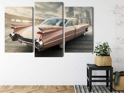 Ljuddämpande tavla - Vintage style car