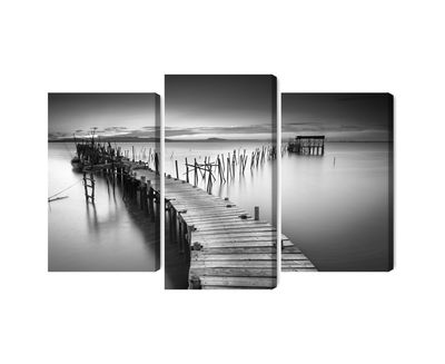 Ljuddämpande tavla - A dilapidated pier